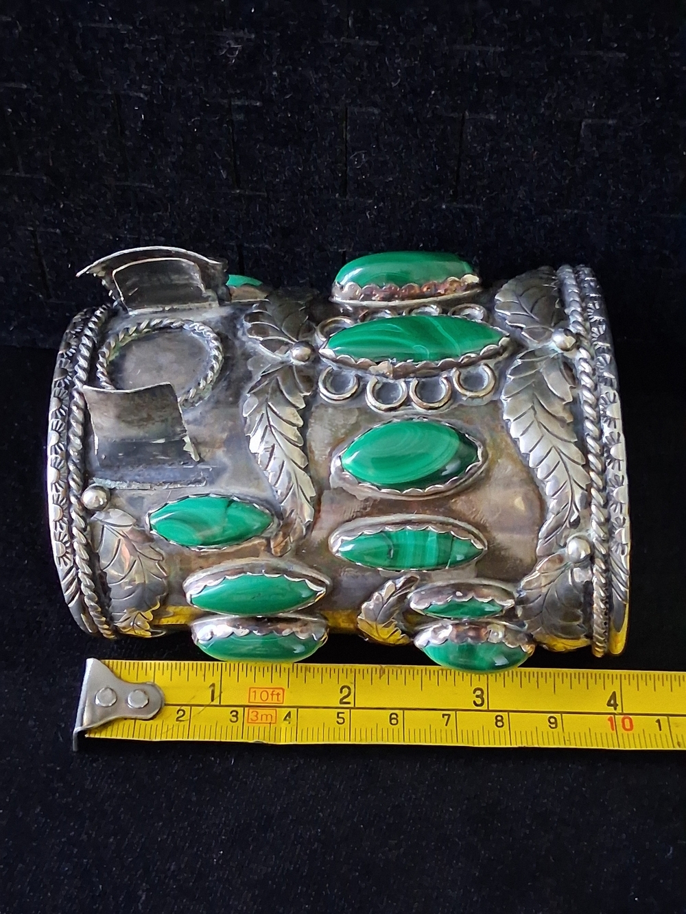 Native American Sterling Silver Watch Cuff Bracelet Vintage Jewelry Men's Unisex - Picture 3 of 17